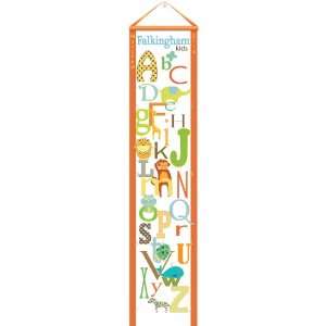  Alphabet Jungle Growth Chart Personalized: Baby
