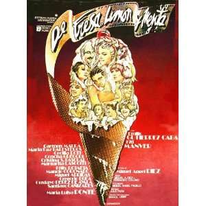  Strawberry, Lemon and Mint Poster Movie Spanish 27x40 