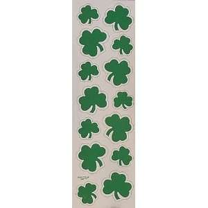  St. Patricks Day Stickers   Foil Shamrocks Health 