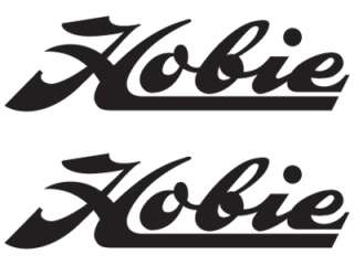 Pair of Hobie Boat Vinyl Decal Sticker  