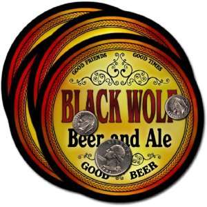 Black Wolf , WI Beer & Ale Coasters   4pk