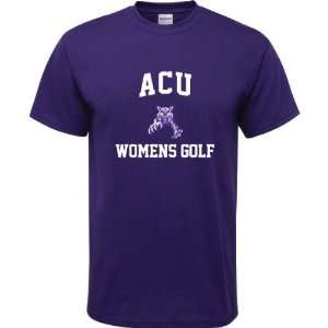  Abilene Christian Wildcats Purple Youth Womens Golf Arch 