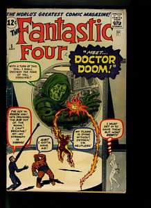 FANTASTIC FOUR #5 [1962] ORIGIN/1st DR. DOOM  