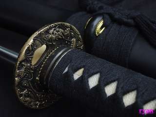 High Quality Japanese Dragon Brass Fitting HandForged Ninja Sword 