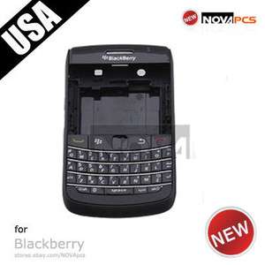   Black Full Housing Case Cover + Keypad for Blackberry Bold 9700  