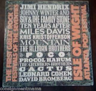 Isle of Wight Pop Festival Vintage Vinyl Record Hendrix  