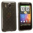 Smoke Grey Argyle Candy TPU Soft Skin Case Cover For HTC Inspire 4G 