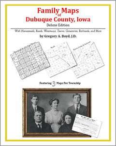 Family Maps Dubuque County Iowa Genealogy Plat History  