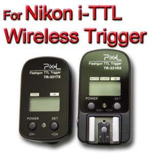 Pixel TR 331 Wireless Flash Trigger Set for NIKON i TTL  