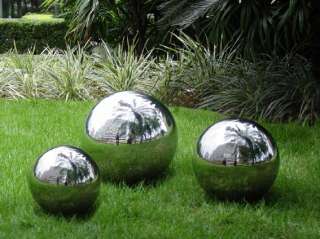 Unique Arts Stainless Steel Gazing Ball 10 M32002 L 10 X W 10 X H 