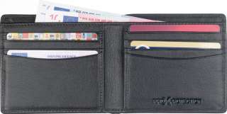 DesignGo Go Travel RFID Blocking Mens Leather Billfold Wallet  