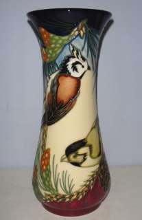 Superb MOORCROFT Bird Vase   INGLESWOOD by Philip Gibson  