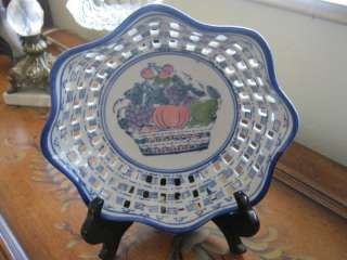 Porcelain Basket Weave Bowl Made in China  