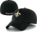 New Orleans Saints 47 Brand Black Franchise Fitted Hat