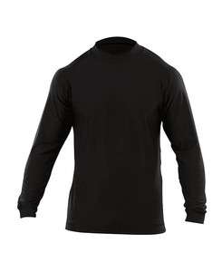 11 Tactical 40111 Cotton Winter Mock L/S Shirt Black White  