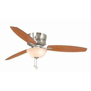 Hampton Bay Rapallo 52 In. Brushed Nickel Ceiling Fan AG845H BN at The 