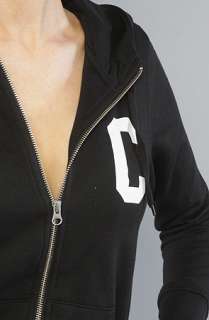 Crooks and Castles The Champagne Chicas Zip Hoodie in Black 