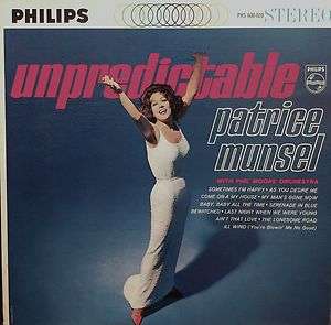 PATRICE MUNSEL Unpredictable 1963 LP Record Stereo VG RARE  