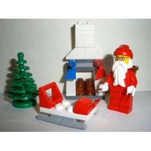 LEGO Basic Weihnachtsmann mit Kamin und Schlitten  