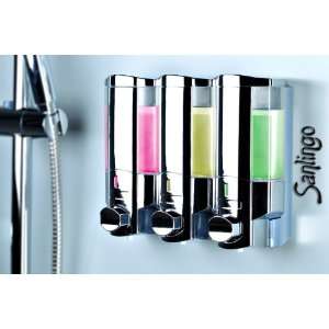 fach Wand Seifenspender Shampoo Spender Chrom von Sanlingo  