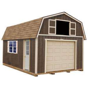   Barns Tahoe 12 ft. x 16 ft. Wood Garage Kit with Sturdy Built Floor