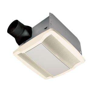 NuTone Ultra Silent 80 CFM Ceiling Exhaust Bath Fan with Light and 