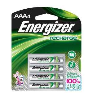 Energizer NiMH AAA Recharge Battery (4 Pack) NH12BP 4 at The Home 
