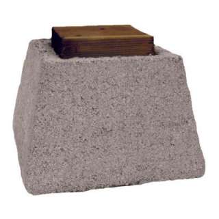 Basalite Pier Block with Wood Cap 100014754 