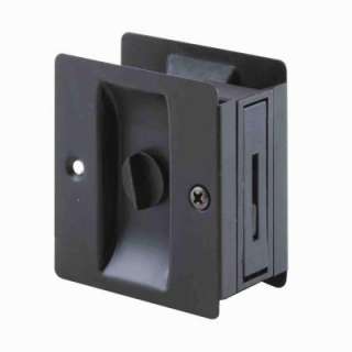 Bronze Pocket Door Privacy Latch With Pull N 7319 at The Home Depot 
