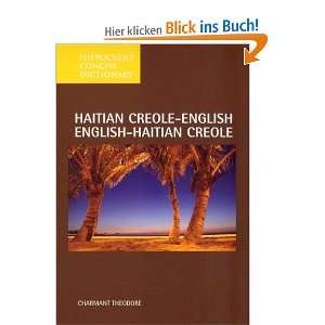 Haitian Creole/English English/Creole Concise Dictionary Haitian 