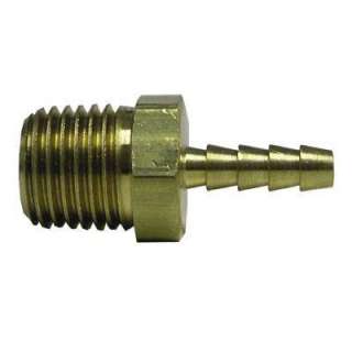 Watts 1/4 In. Brass Barb X Male Adapter A 192 at The Home Depot 