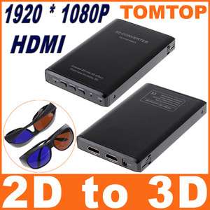   to 3D Converter HDMI Switcher Signal Video Converter Box Black  