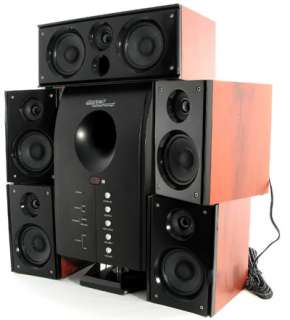 Lautsprecher SURROUND Sound SYSTEM 5.1 + Fernbedienung 4022107051354 