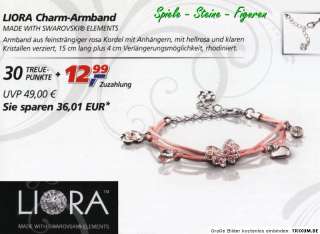 450 REAL Treuepunkte für Liora Schmuck Halskette Armband Ohrringe 