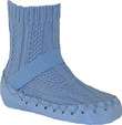 Nowali Cable Knit Moccasin   Light Blue (Infants/Toddlers)