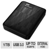 Western Digital My Passport WDBBEP0010BBK NESN 1TB Portable Hard Drive 