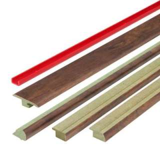   Hickory 1.77 in. Width x 47 in. Length Laminate FasTrim 5 in 1 Molding