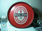 vintage becks bier german beer tray 