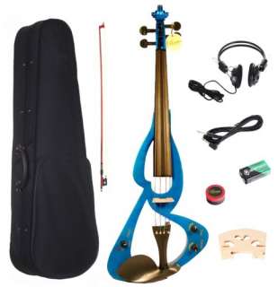   Beginner Series Electric Violin w/ Hardshell Case & Accessories   Blue
