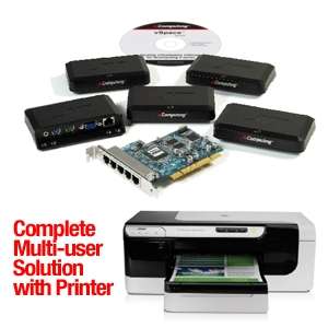 NComputing X550 Computing Terminal and HP OfficeJet Pro 8000 Color 