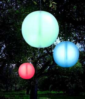 XL 30cm LED Ball Kugel Leuchtball mit Farbwechsel Kugelleuchte Garten 