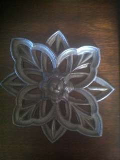   Point Floral Single Faced Cast Iron Rosette~ Wall Decor  