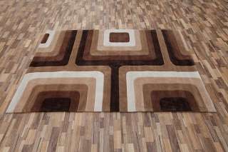 Modern Teppich Teppiche Braun Beige Rot 90x150 140x200 160x230 200x300 