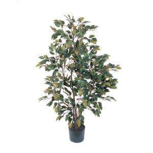 Nearly Natural 4 ft. Ficus Silk Tree 5074 at The Home Depot