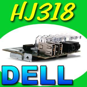 Dell Dimension C521 Front USB Audio I/O Panel HJ318  