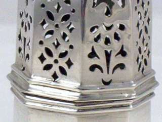   Chester Hm Sterling Silver Sugar Shaker Caster or Sifter dated 1901