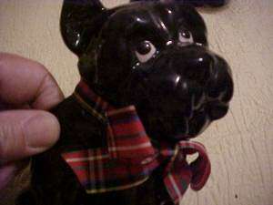 You are bidding on 2 planters or vases shaped as SCOTTY DOGS. Has a 
