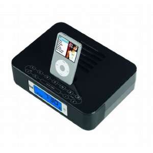 Dual iPod Docking Alarm Clock Radio LEIPDS0805: .de: Elektronik