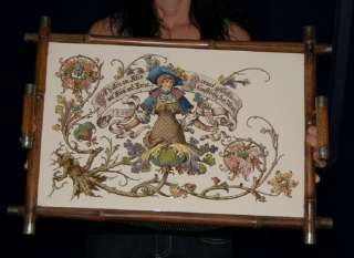 SUPERB HUGE MAJOLICA SERVING TRAY FROM AUSTRIA 1900  
