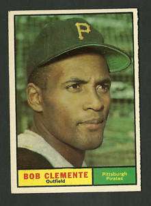 Roberto Bob Clemente Pirates 1961 Topps Card #388  